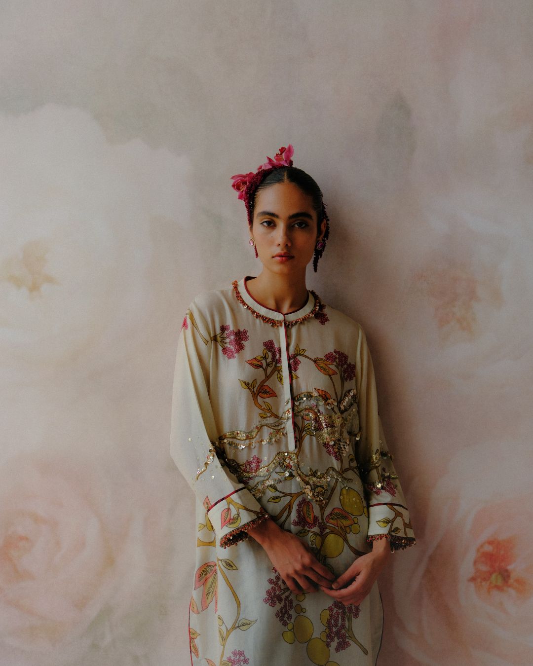 Blush Bloom Kurta Set