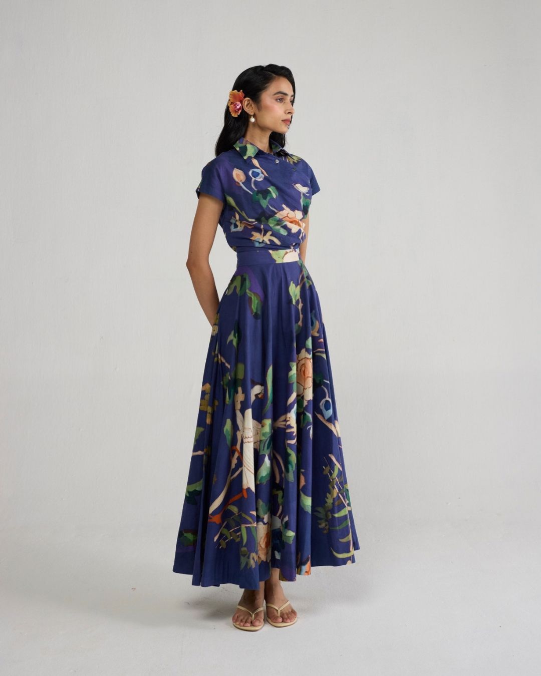 Fuji Side Button Dress