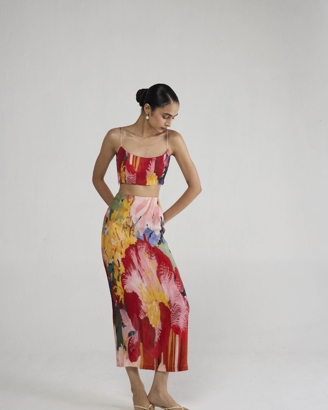 OBU PINTUCKS BLOUSE & PINTUCKS SKIRT