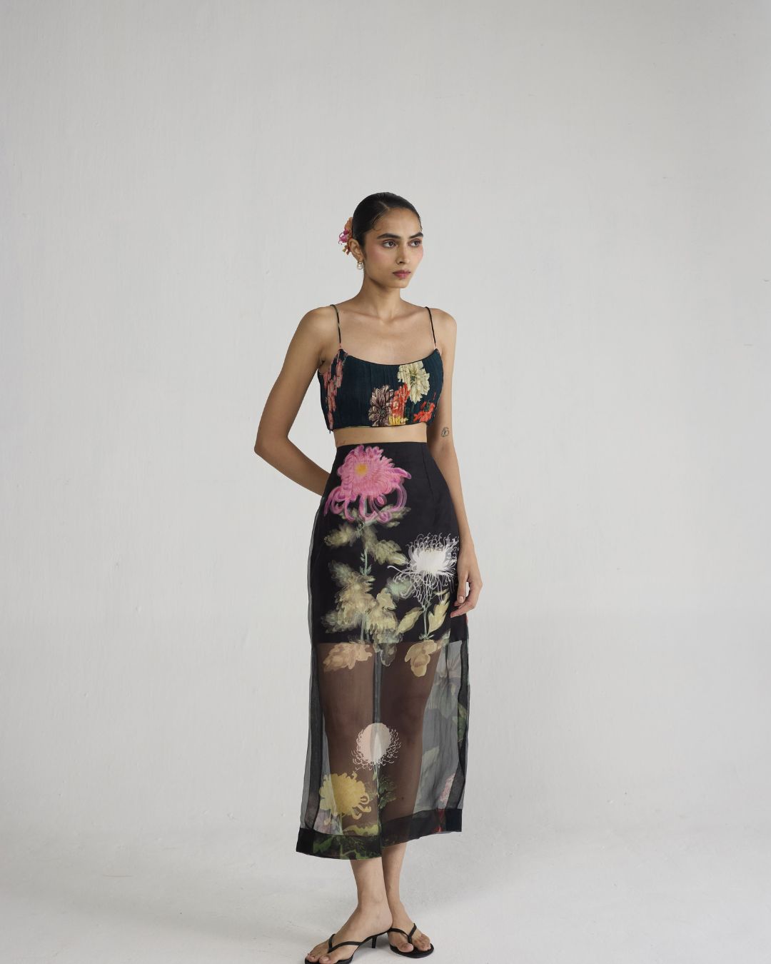 Minori Bralette & Organza Skirt Set