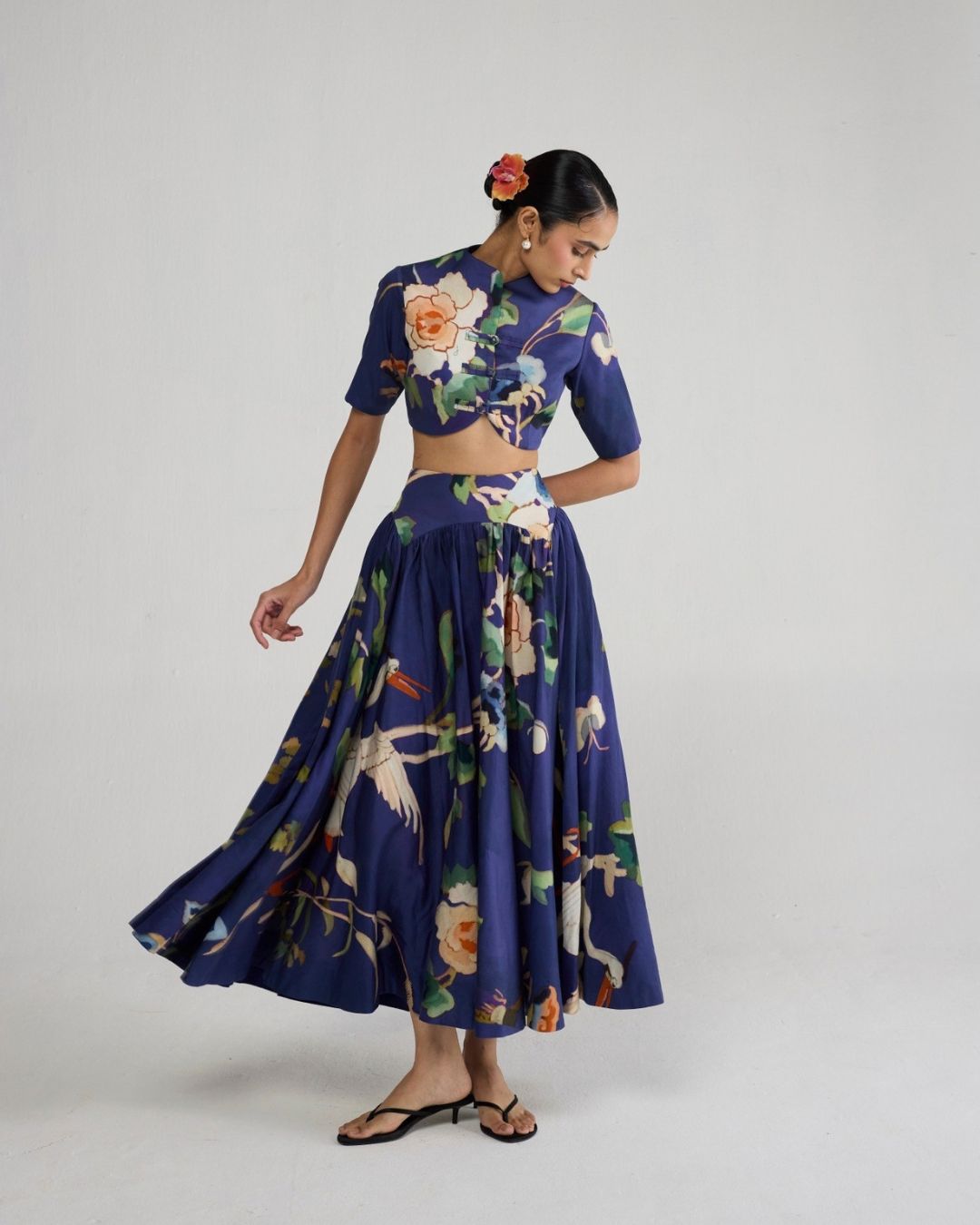 Fuji Blouse & Skirt Set