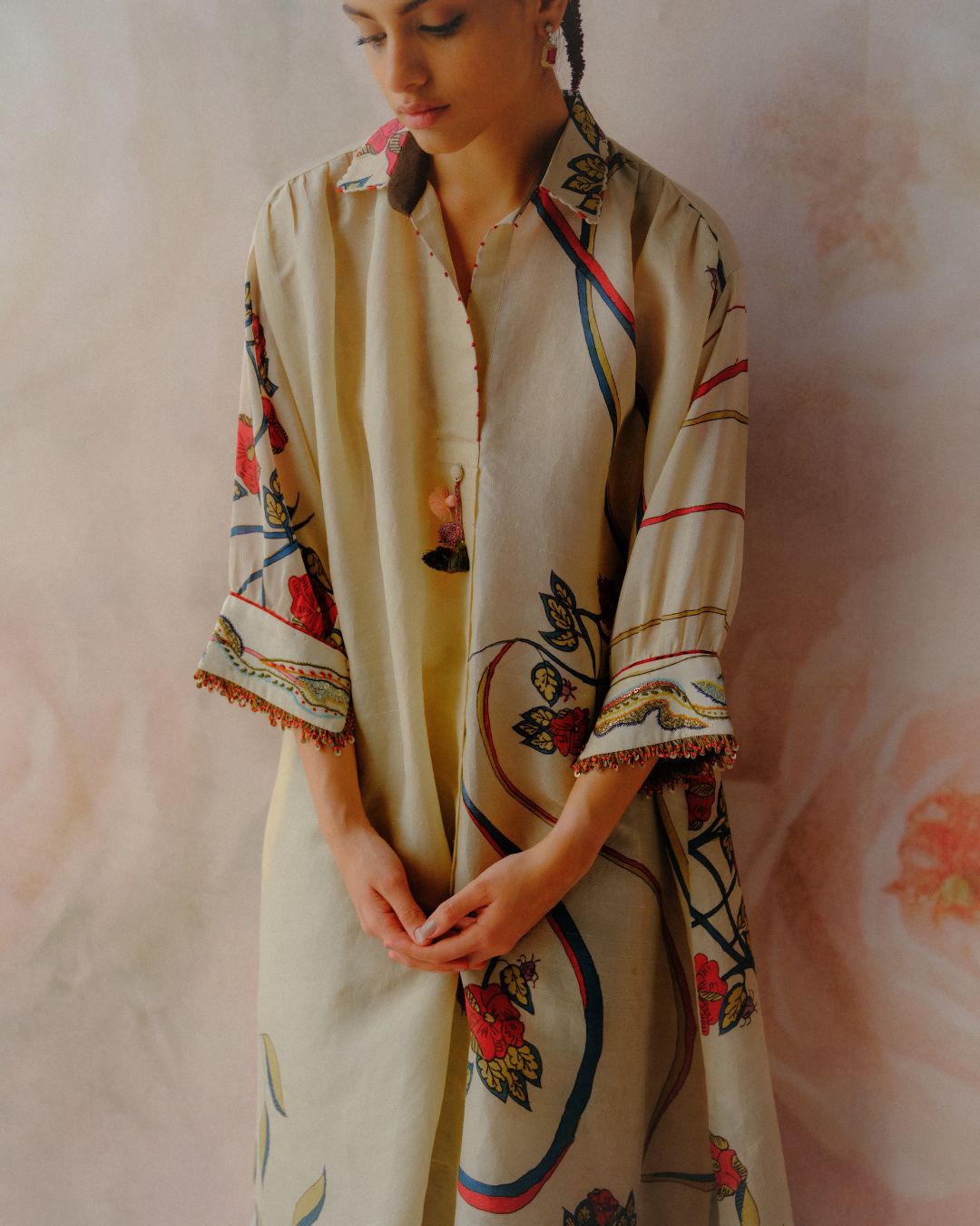 Ivory Bloom Kurta Set