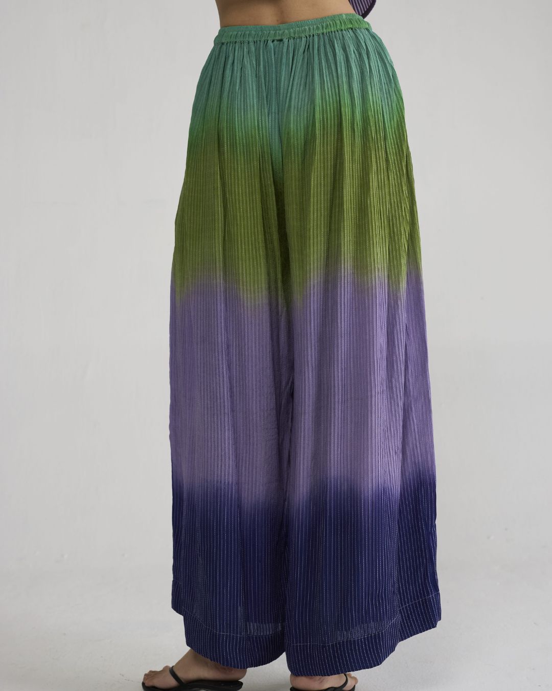 Hana Pintucks Flared Pants
