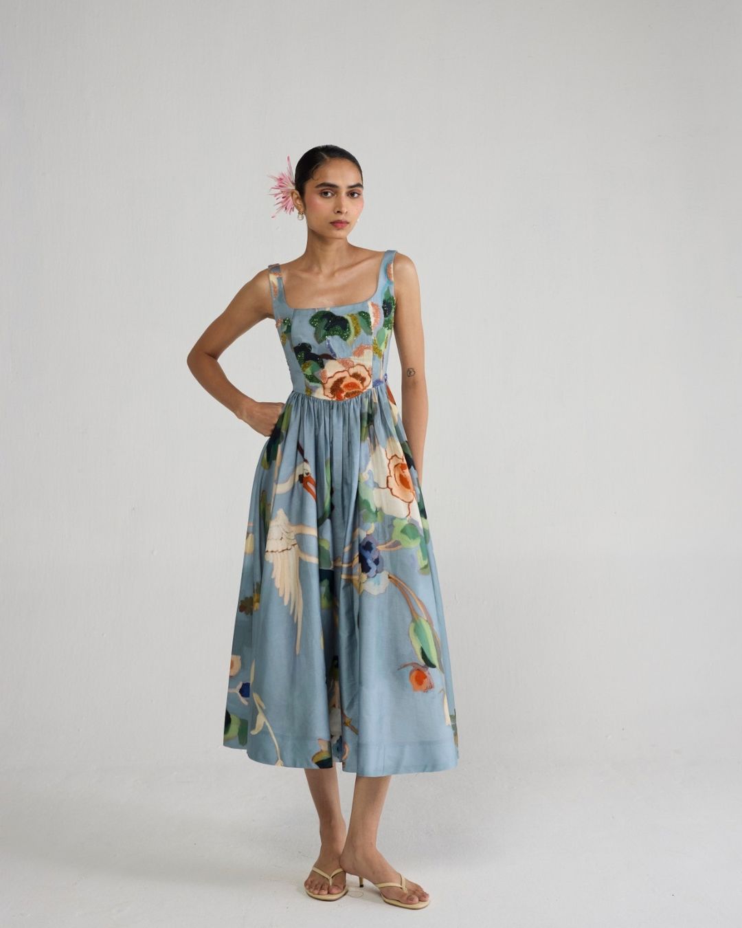 Assagao Embroidered Dress