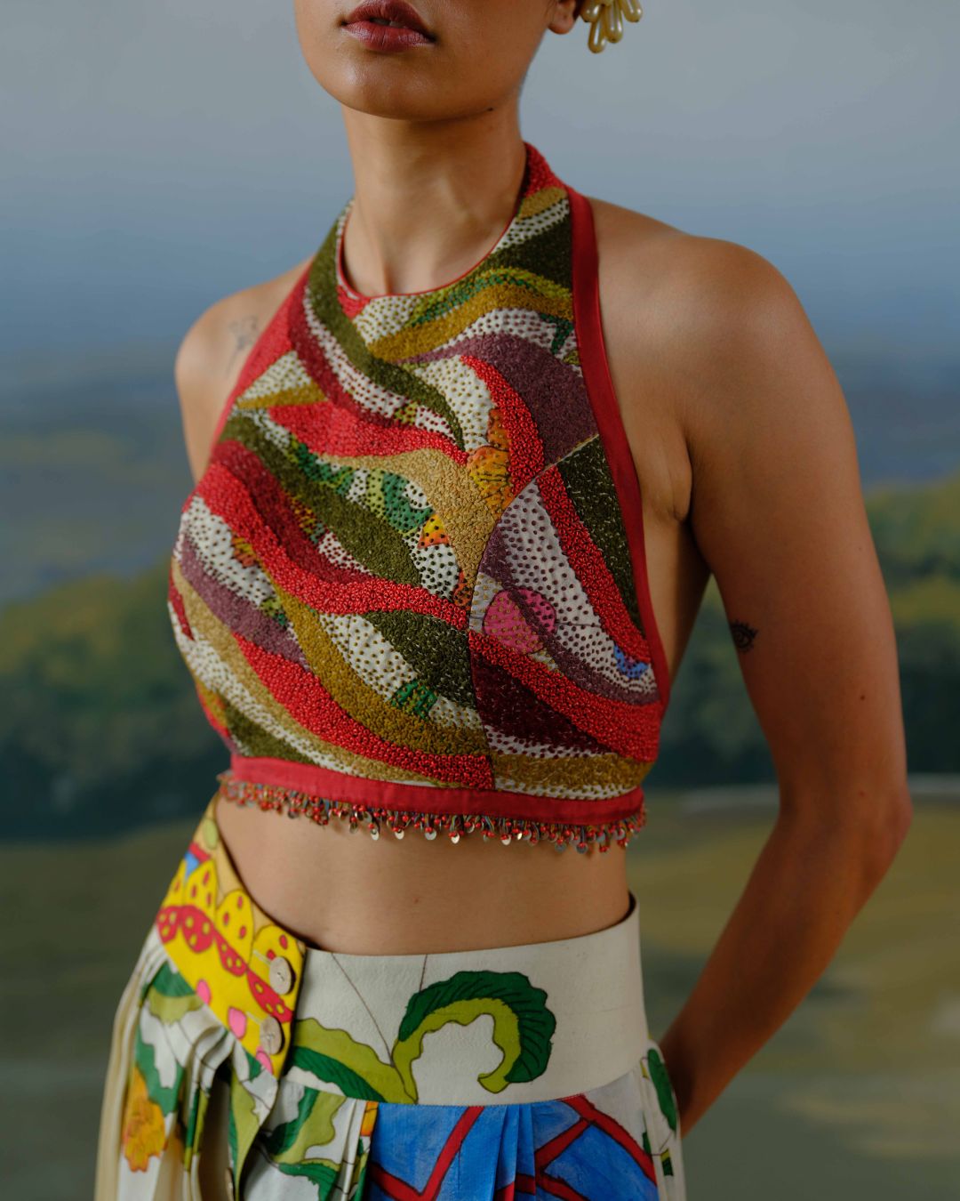 Summer Meadow Skirt Set