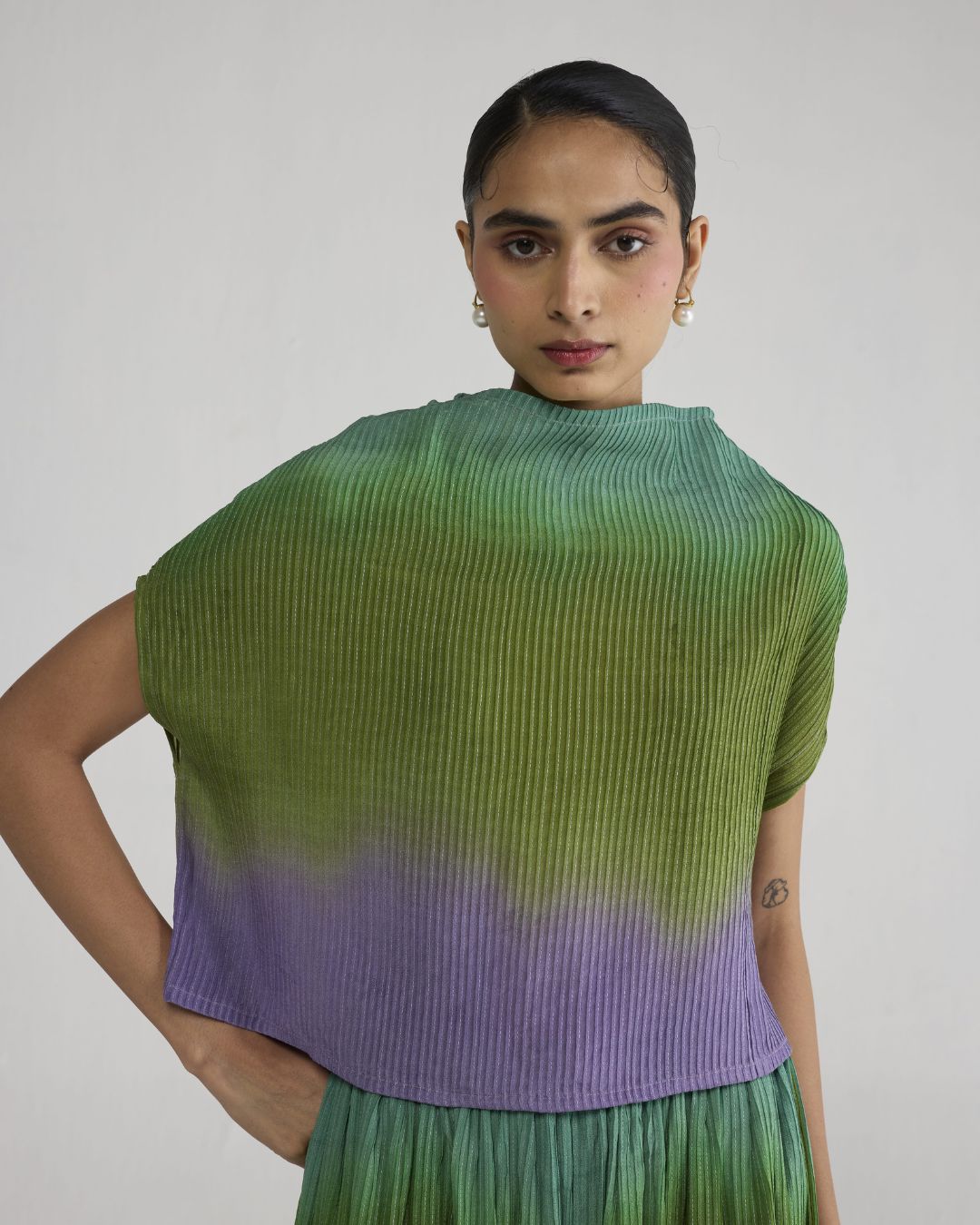 Hana Pintucks Top