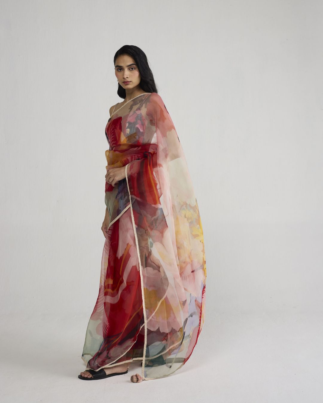 OBU ORGANZA SAREE