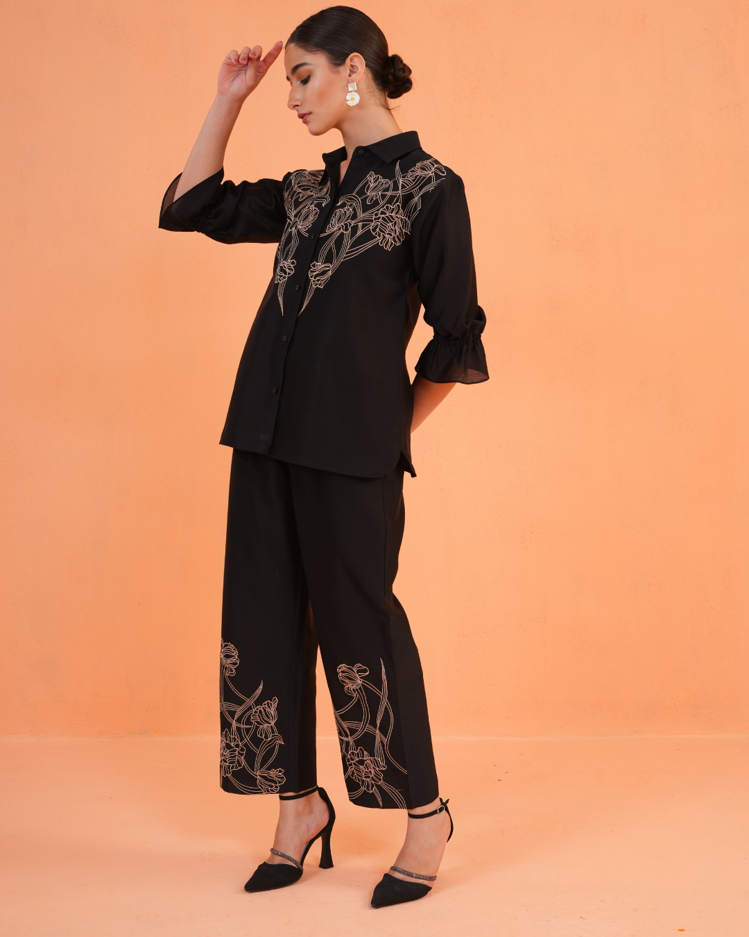 ORIGANI Black Oasis Co-ord Set