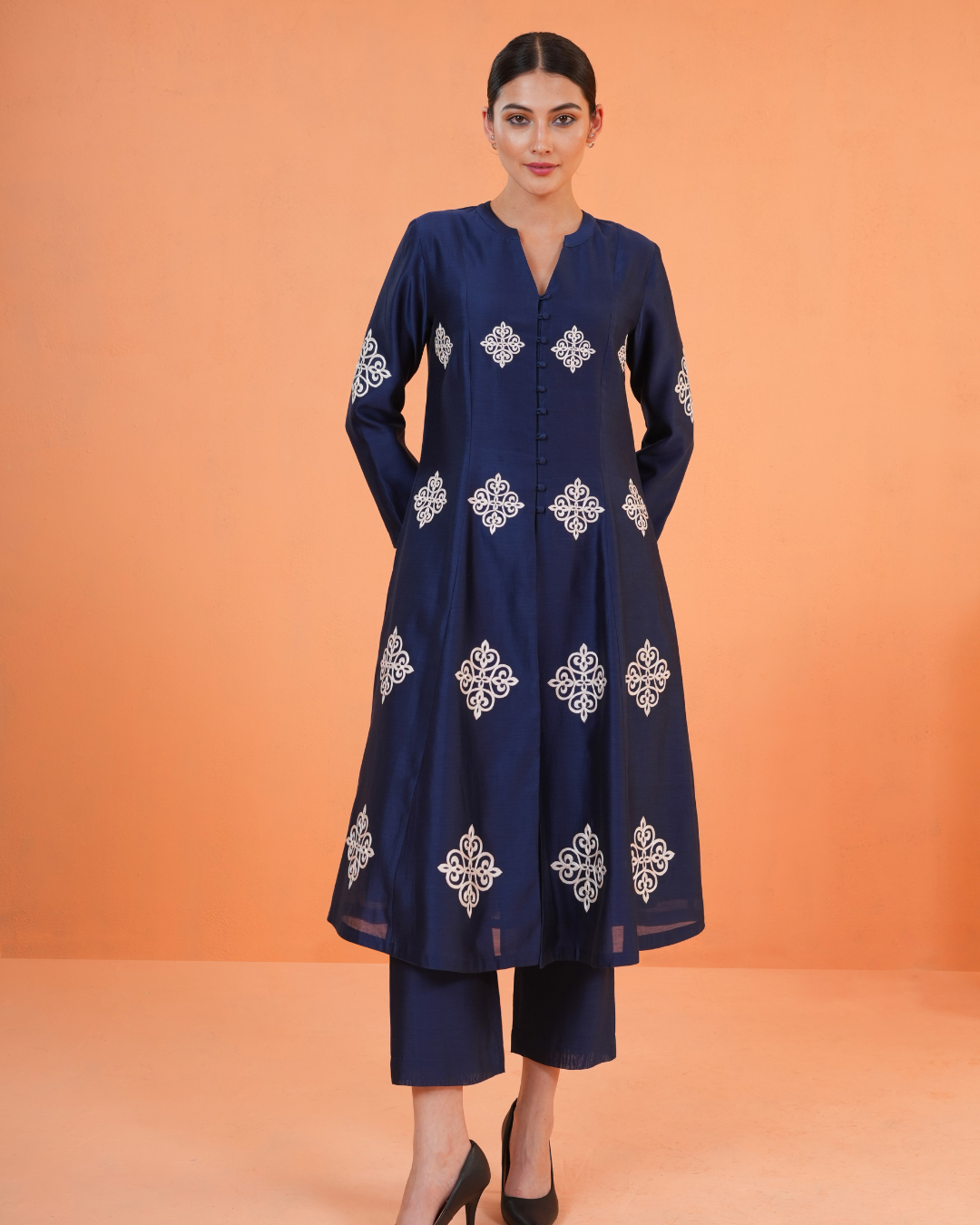 ORIGANI Blue Zahara Suit Set