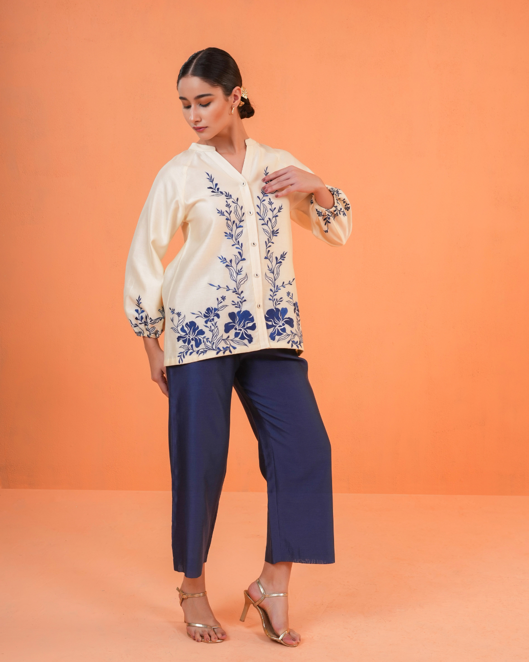 ORIGANI Blue Mirage Co-ord Set