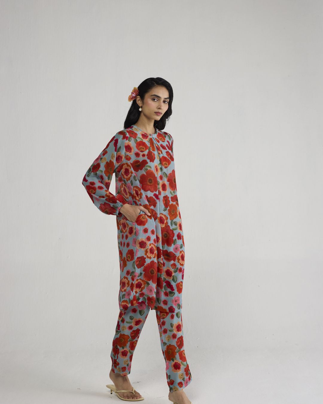 Haruka Crepe Kurta Set