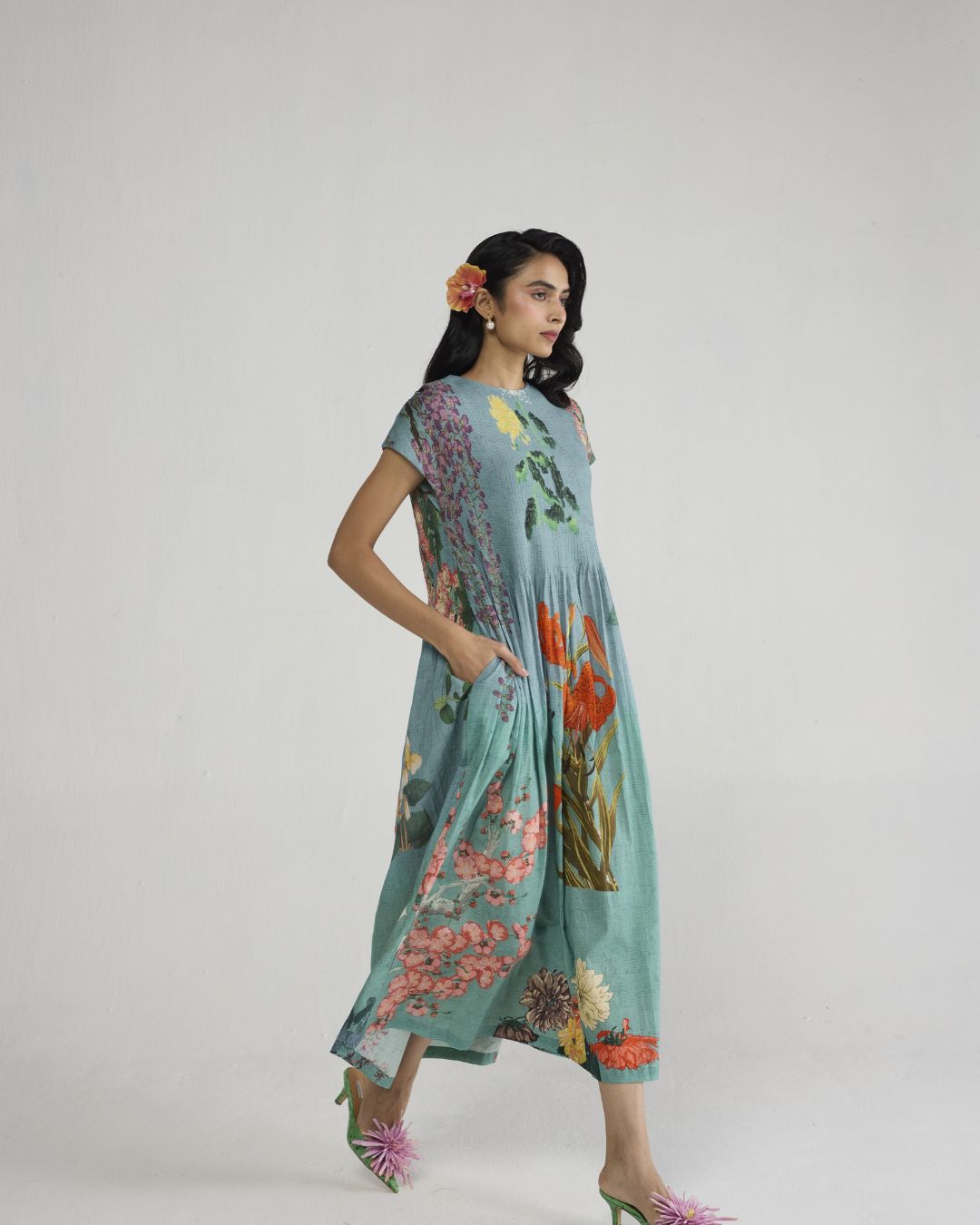 Itsuki Pintucks Dress