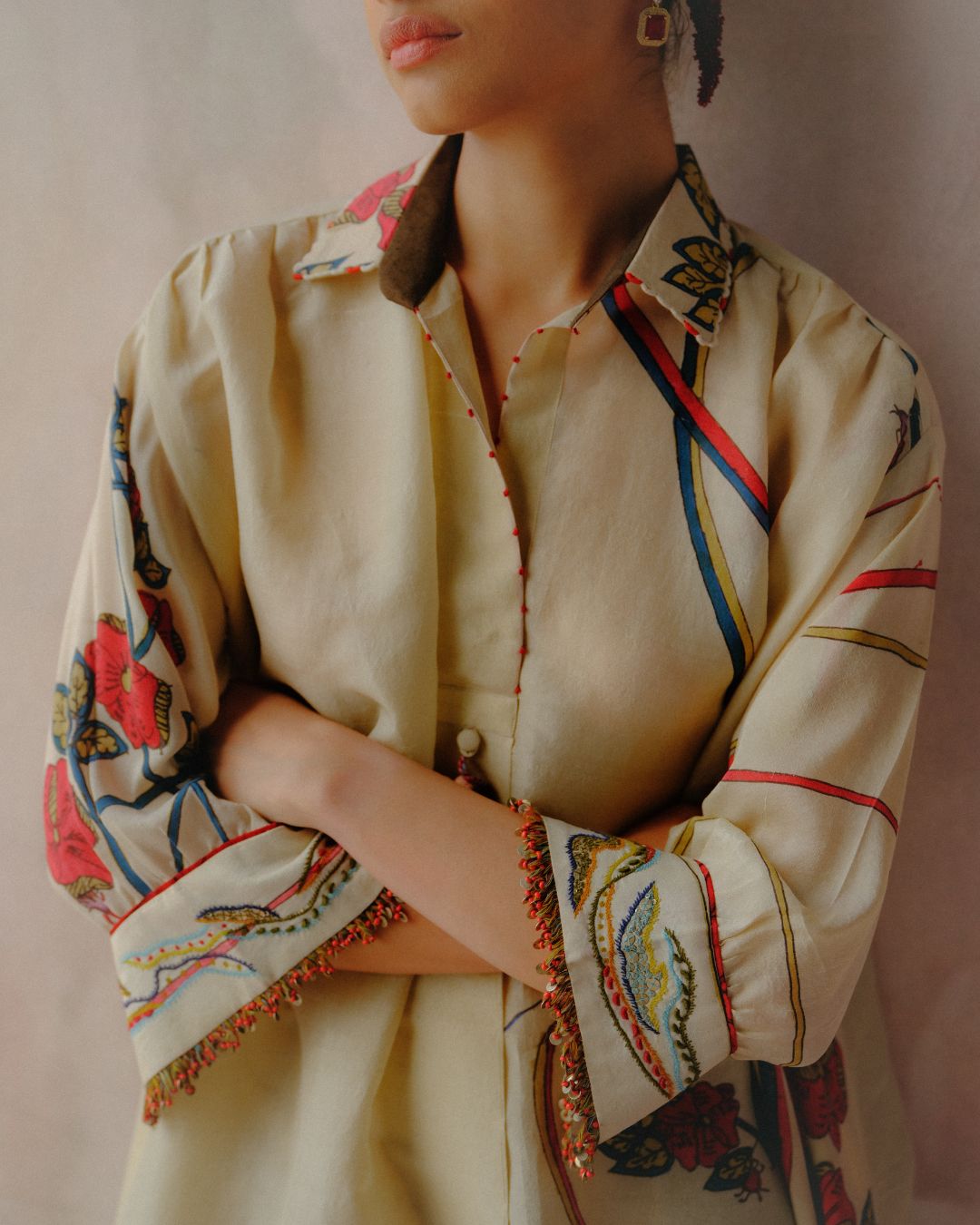 Ivory Bloom Kurta Set