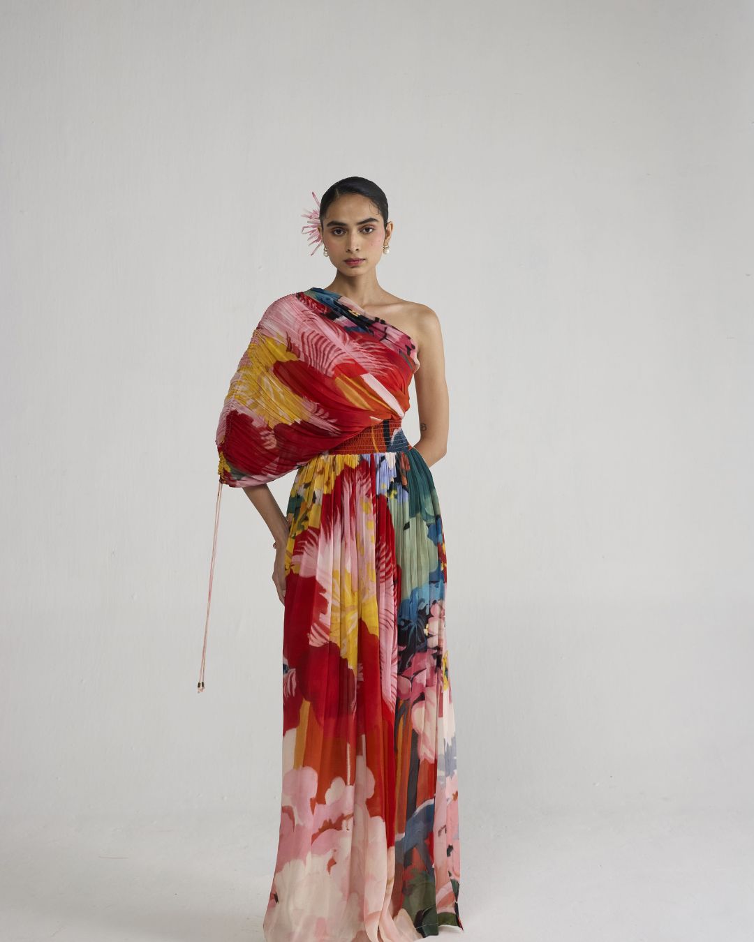 OBU ONE SHOULDER DRESS