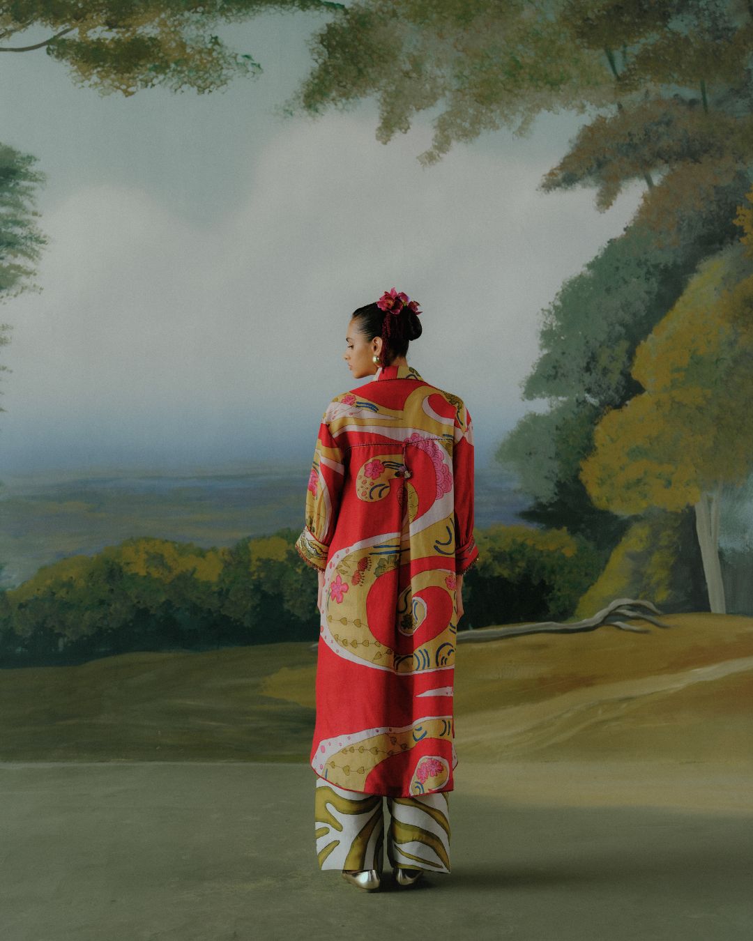 Crimson Story Kurta Set