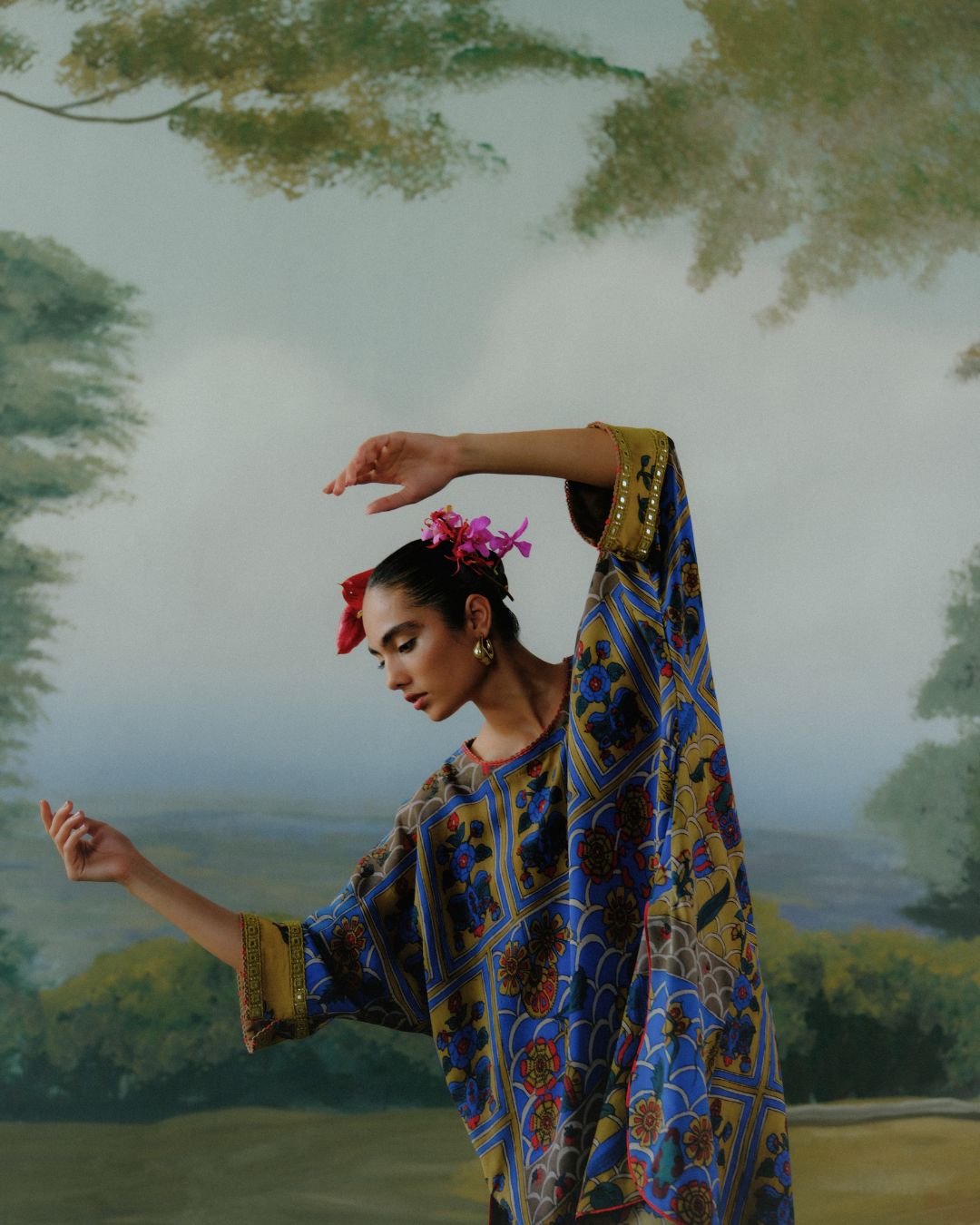 Midnight Garden Kurta Set