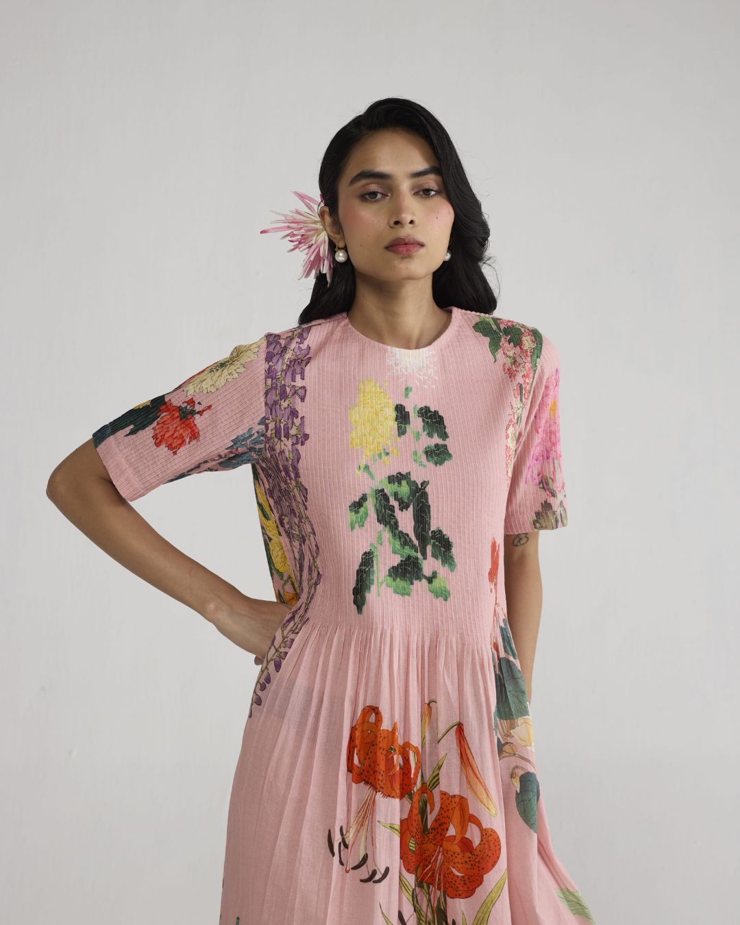 Sakura Pintucks Dress