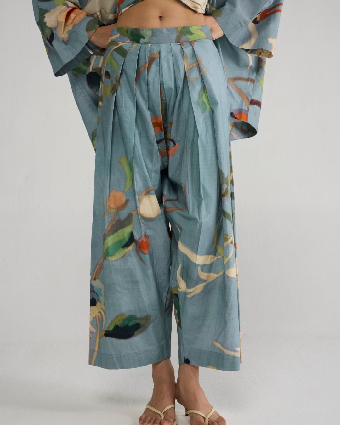 ASAGAO KIMONO KURTA & PANTS SET