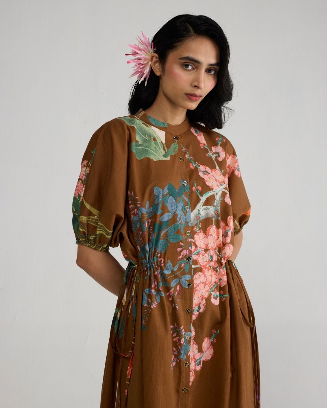 Emi Side Tie Up Dress