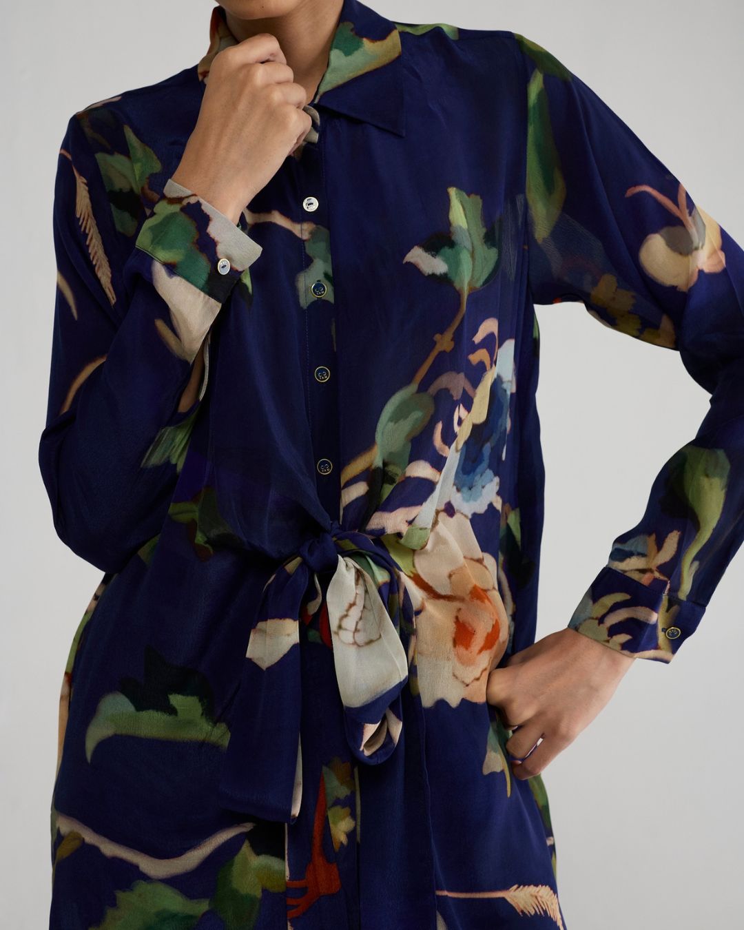 Fuji Wrap Kurta Set