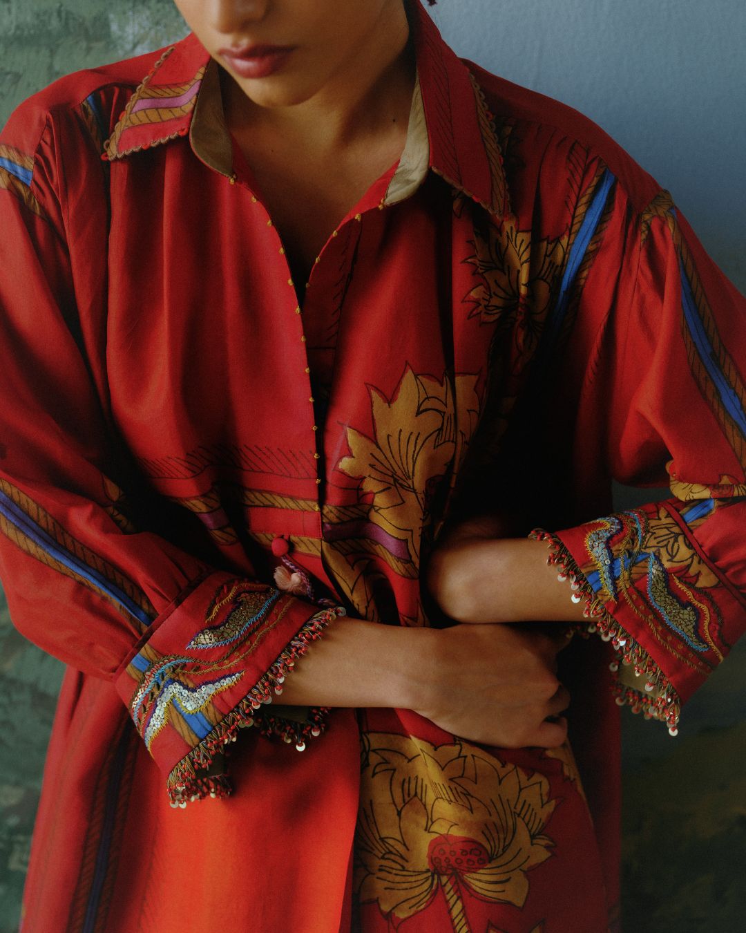 Scarlet Garden Kurta Set