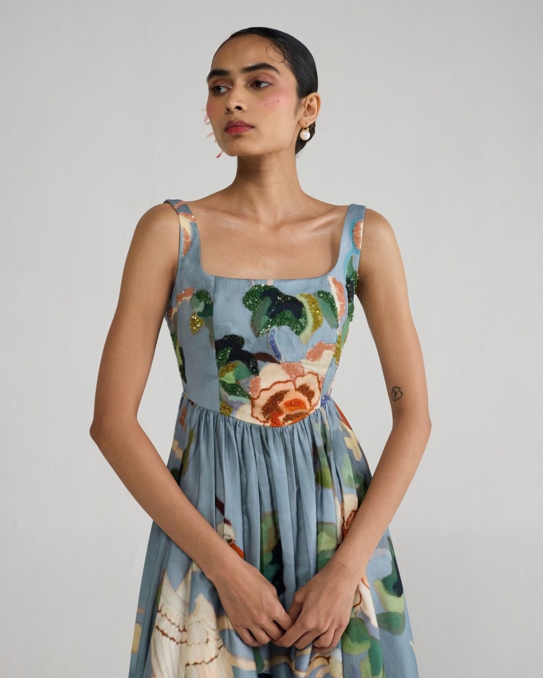 Assagao Embroidered Dress