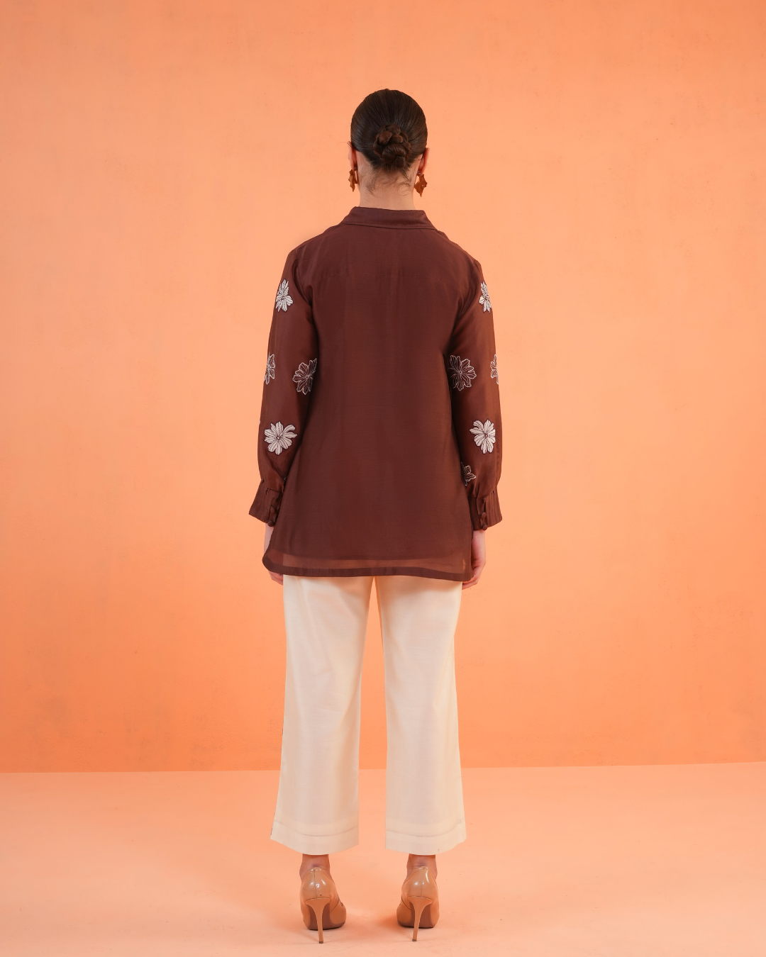 ORIGANI Brown Noir Co-ord Set