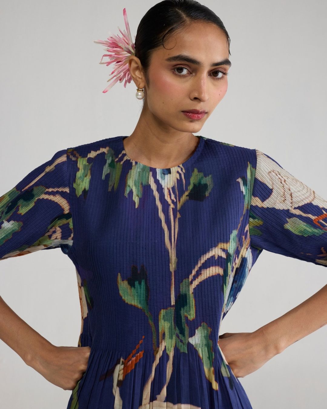 Fuji Pintucks Dress