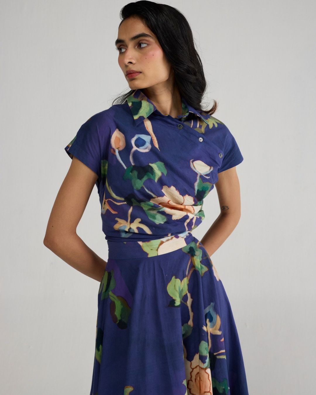 Fuji Side Button Dress