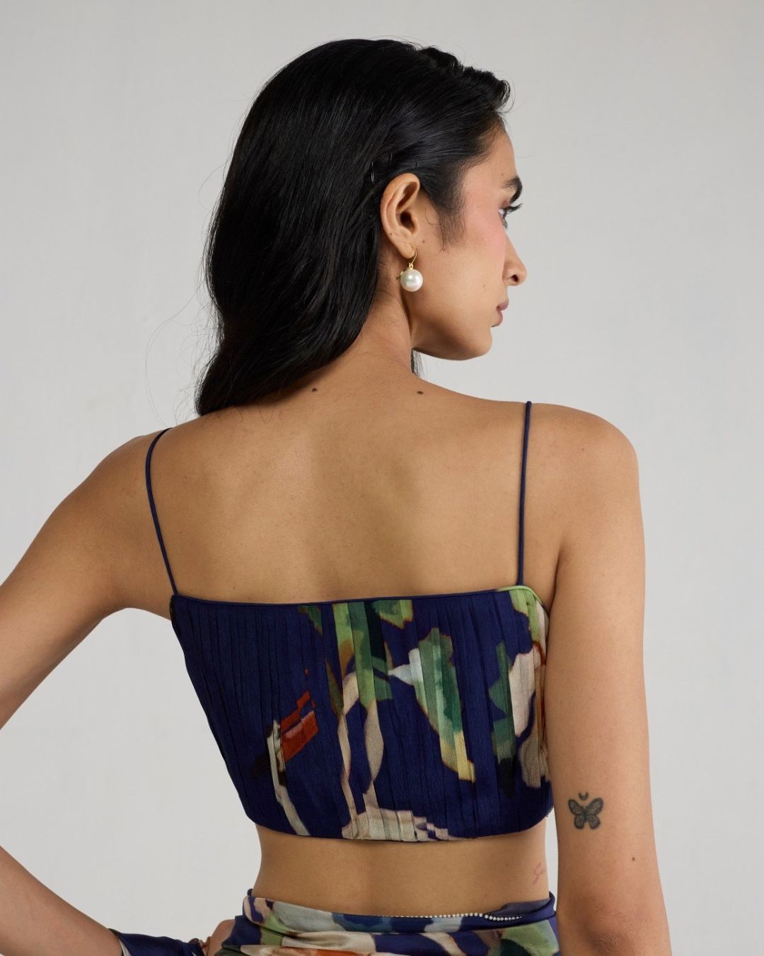 Fuji Crepe Ruched Blouse