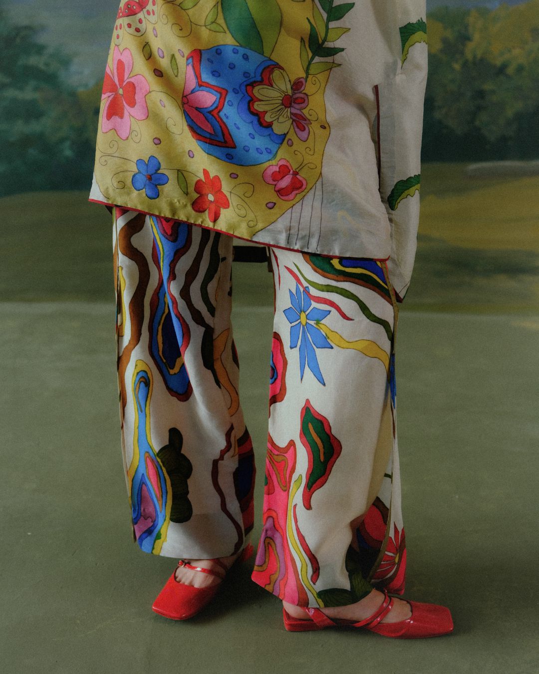 Playful Bloom Kurta Set