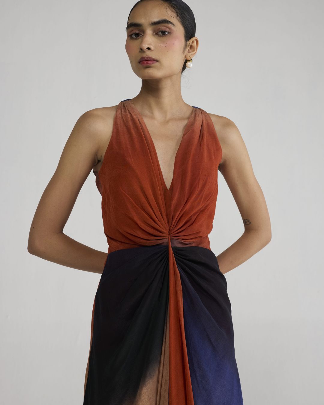 Ume Front Knot Dress