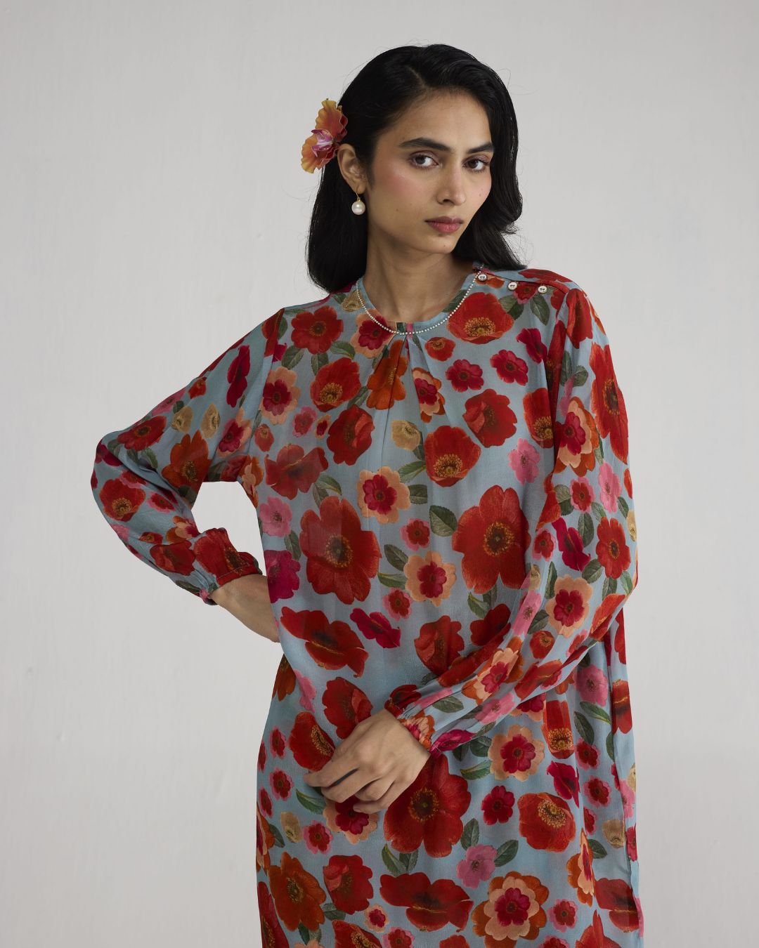 Haruka Crepe Kurta Set