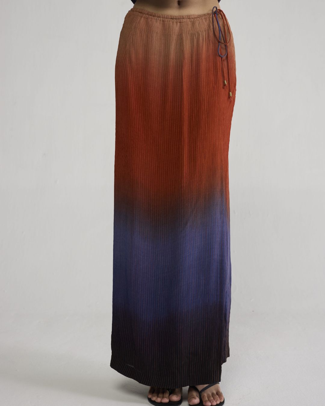 Ume Pintucks Wrap Skirt