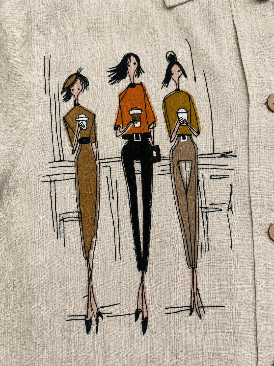 OATMEAL CAFÉ GIRLS SHACKET