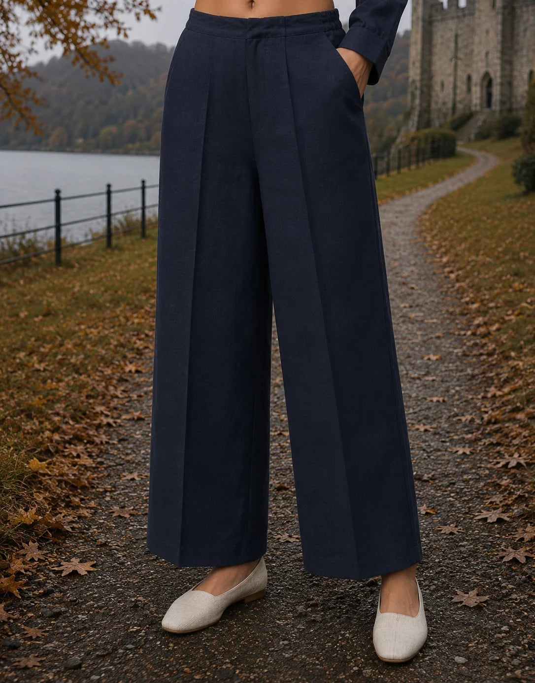 NAVY 13" PANTS