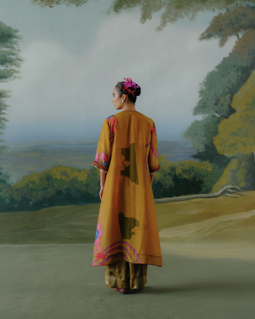 Ochre Trail Kurta Set