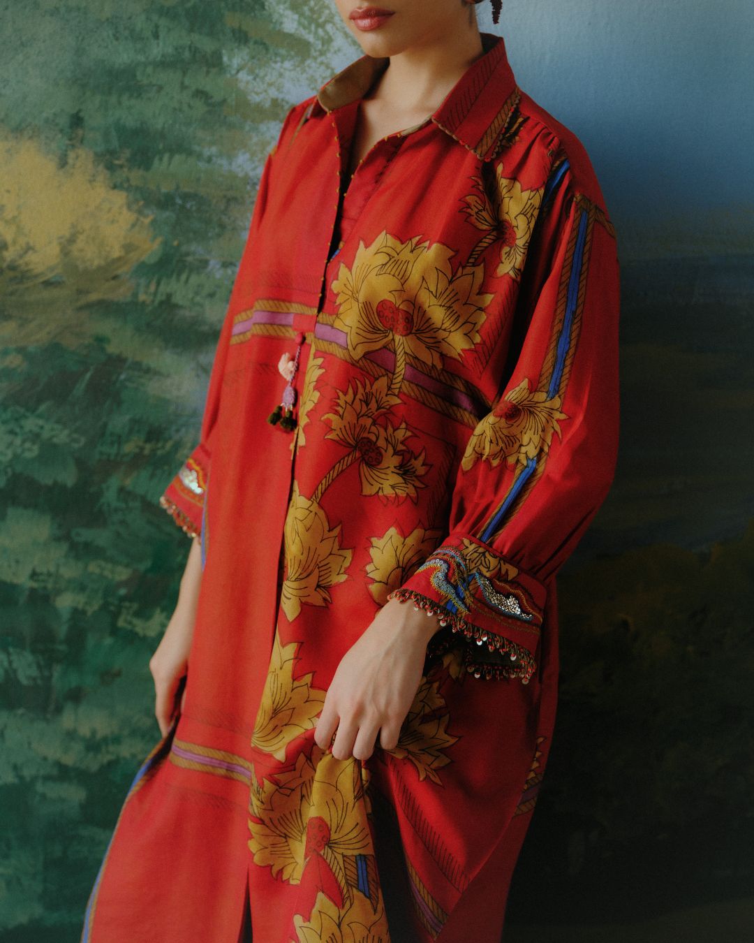 Scarlet Garden Kurta Set