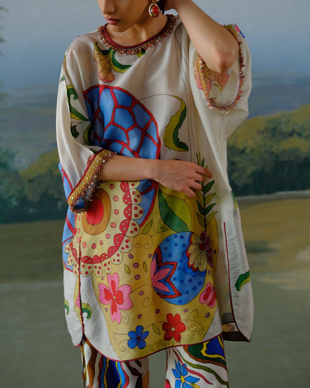 Playful Bloom Kurta Set