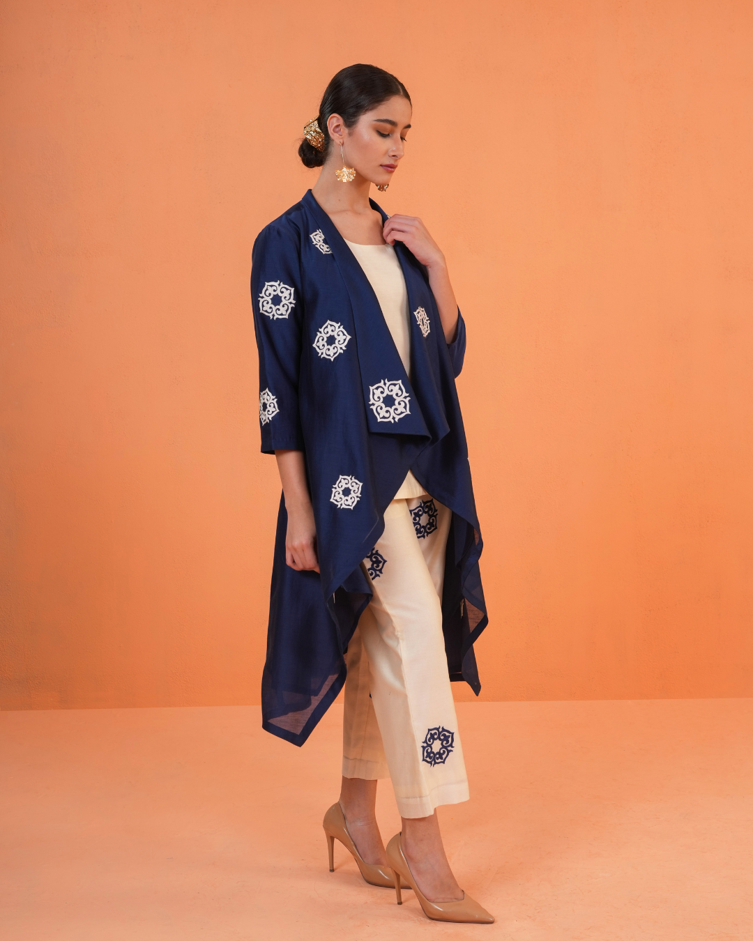 ORIGANI Blue Ivory Celestial 3 Pcs Set