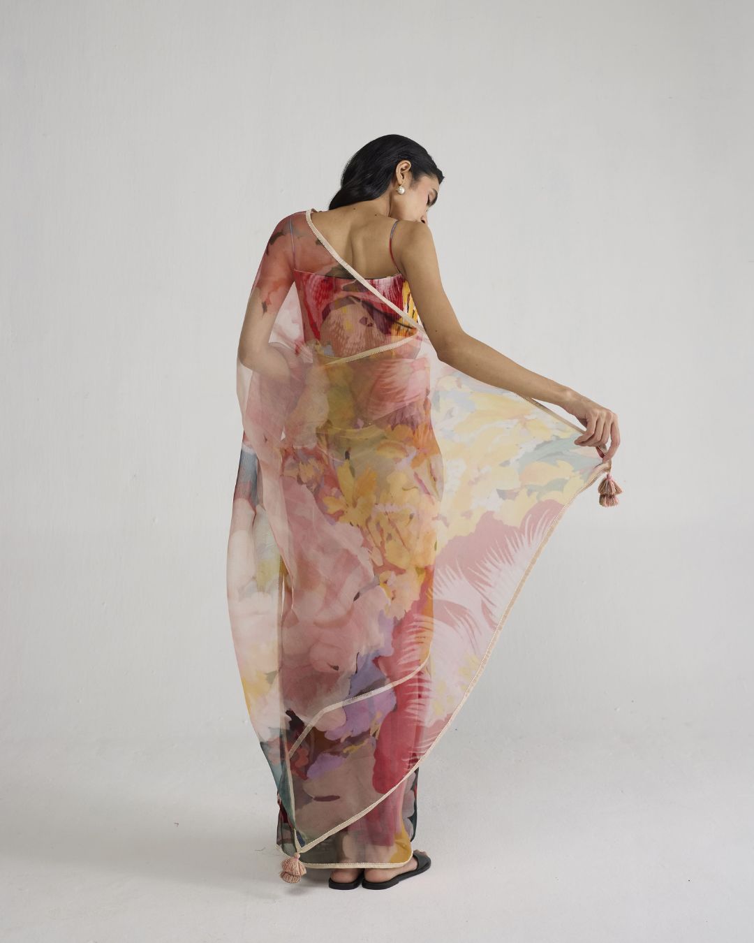 OBU ORGANZA SAREE