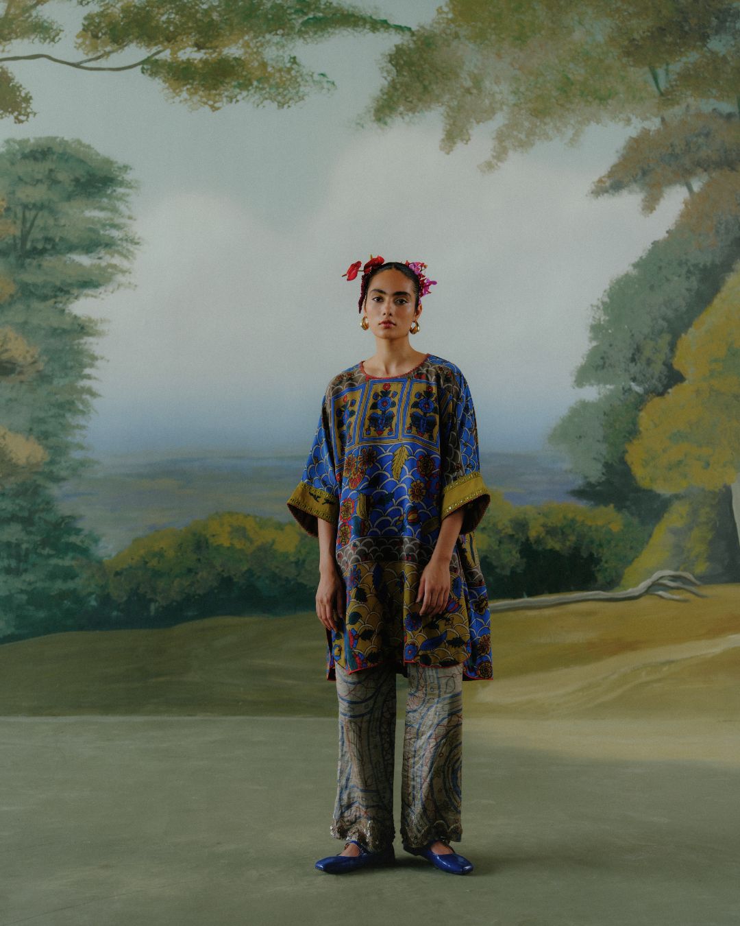 Midnight Garden Kurta Set