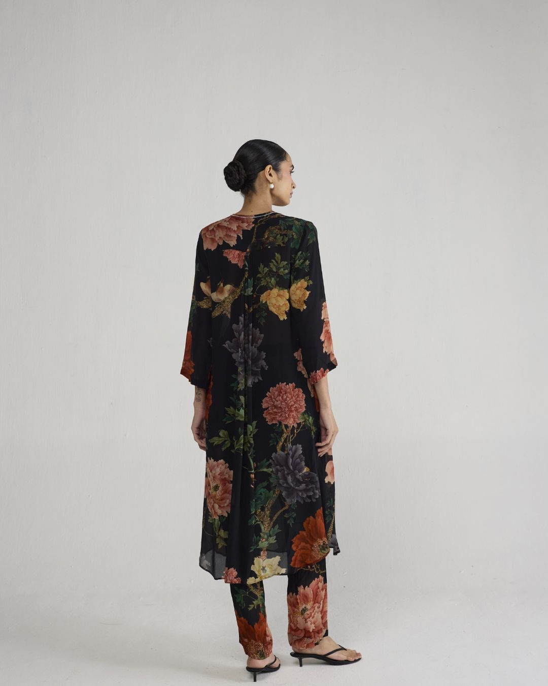 Himari Long Crepe Kurta Set