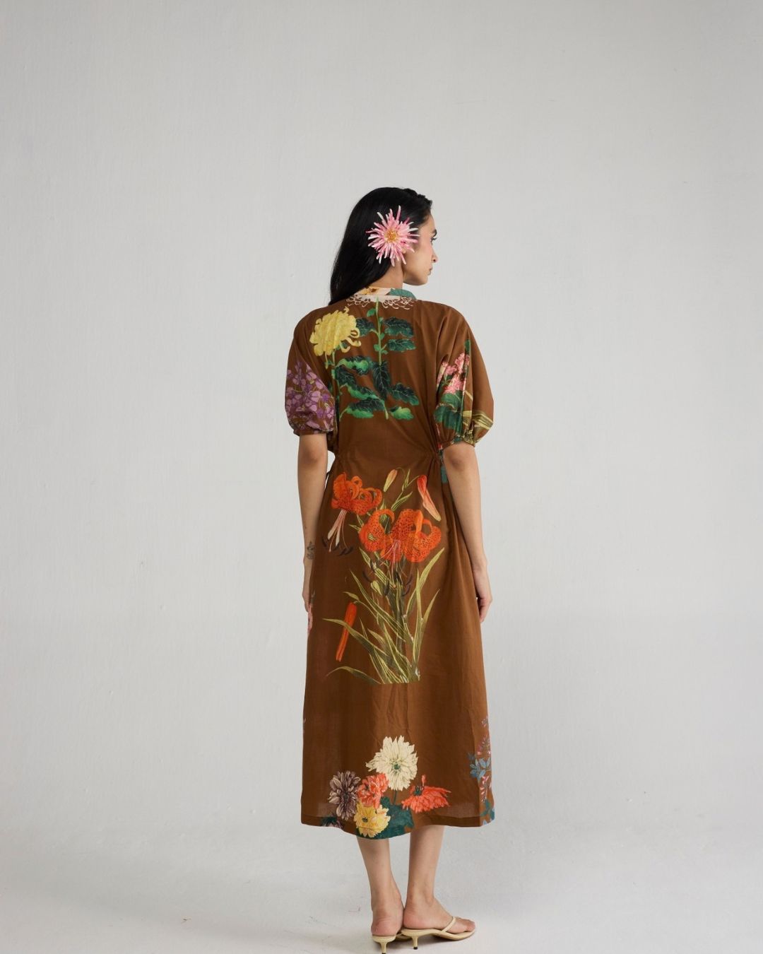 Emi Side Tie Up Dress