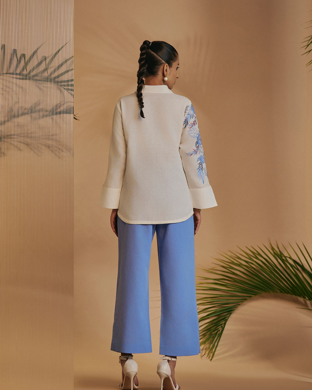 ORIGANI Blue Flora Pant