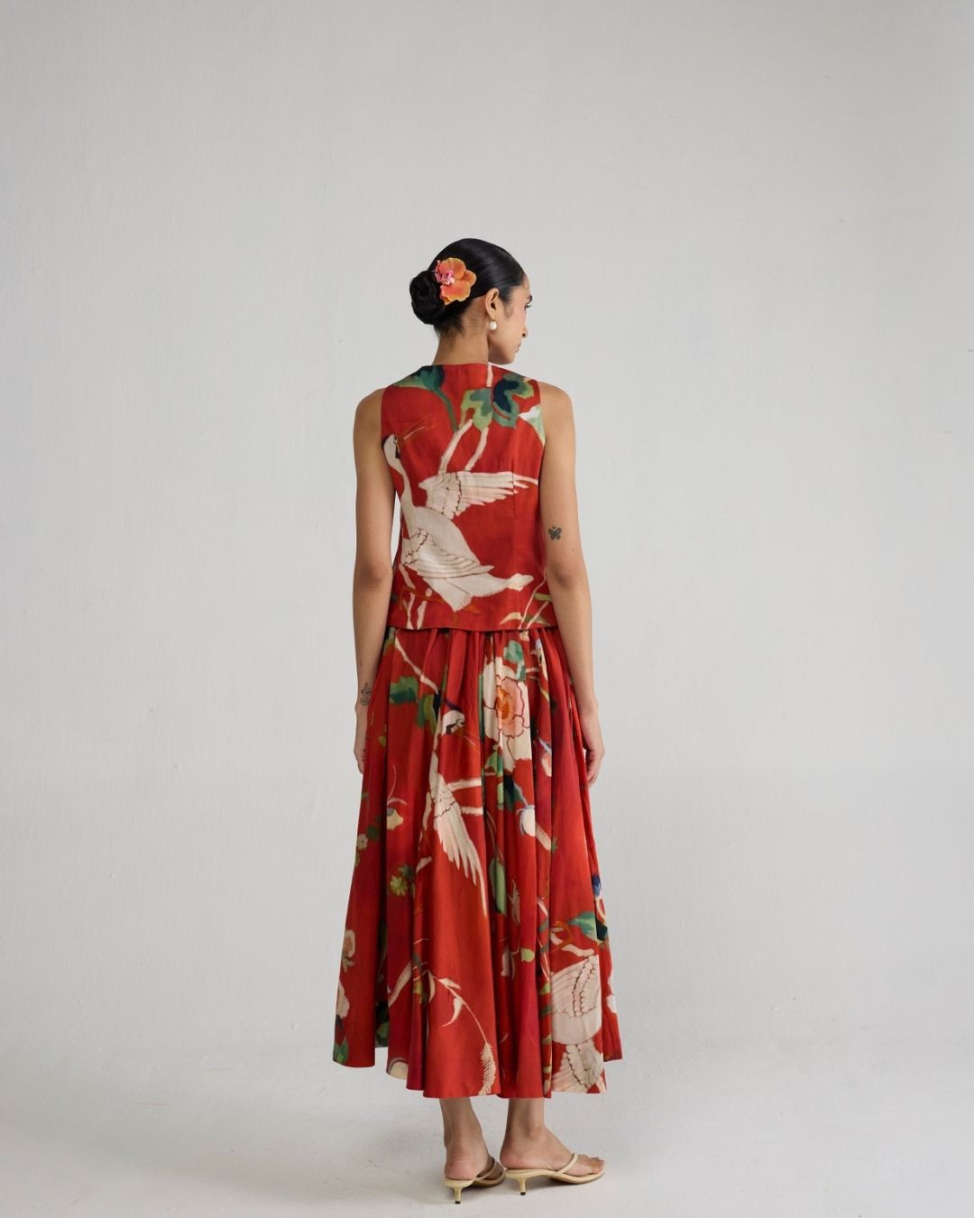 BARA WAISTCOAT & SKIRT SET