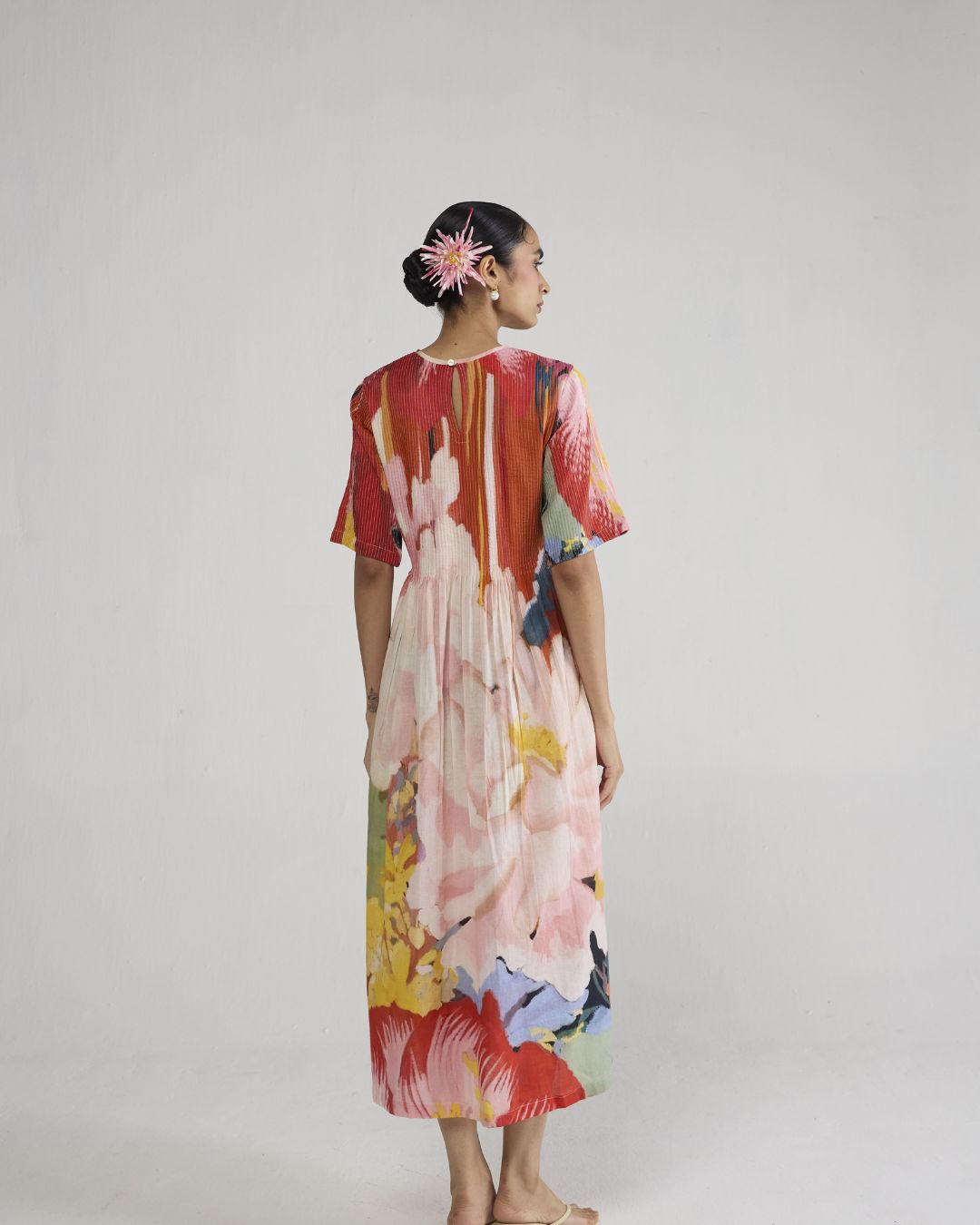 OBU PINTUCKS DRESS