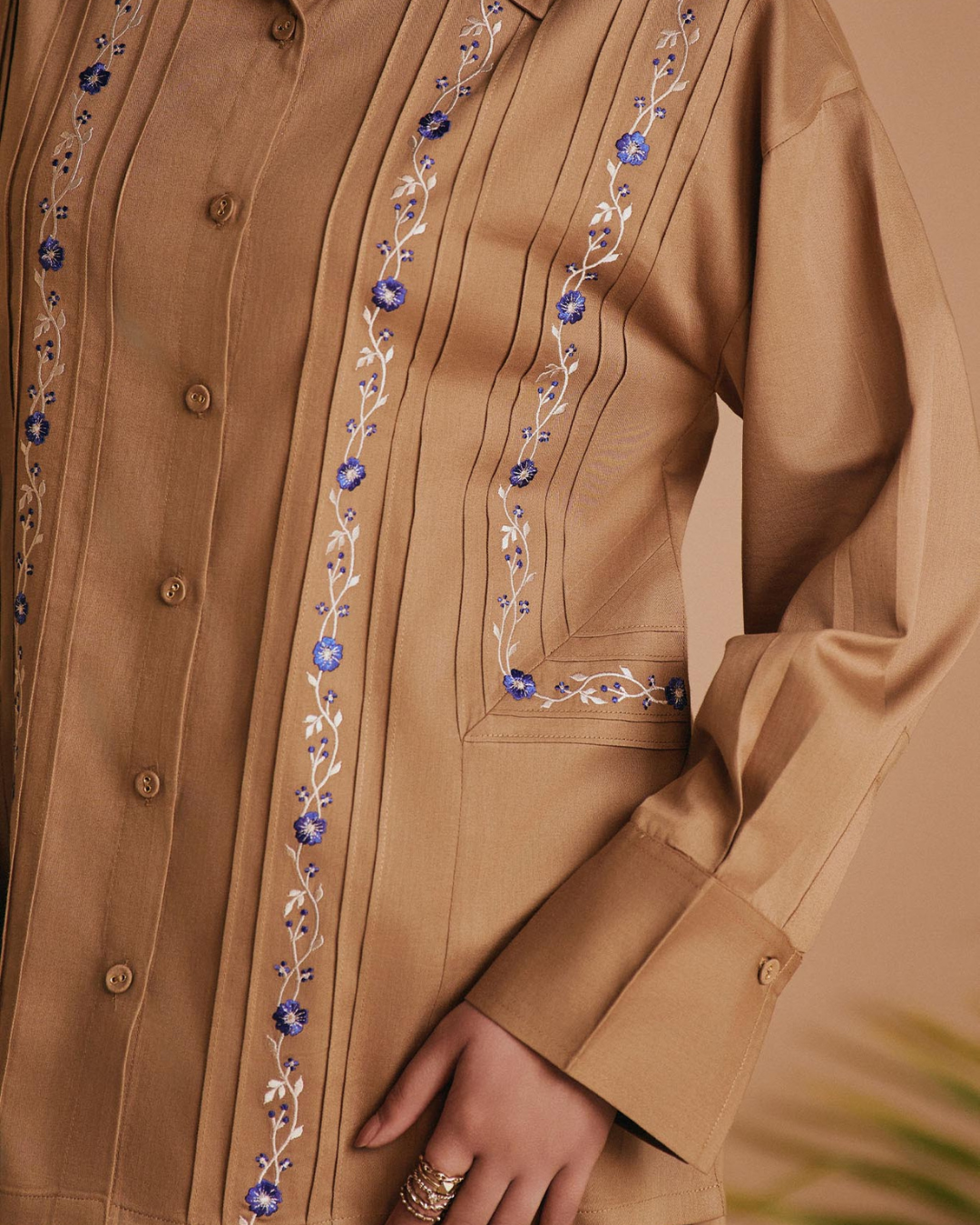 ORIGANI Brown Reverie Shirt