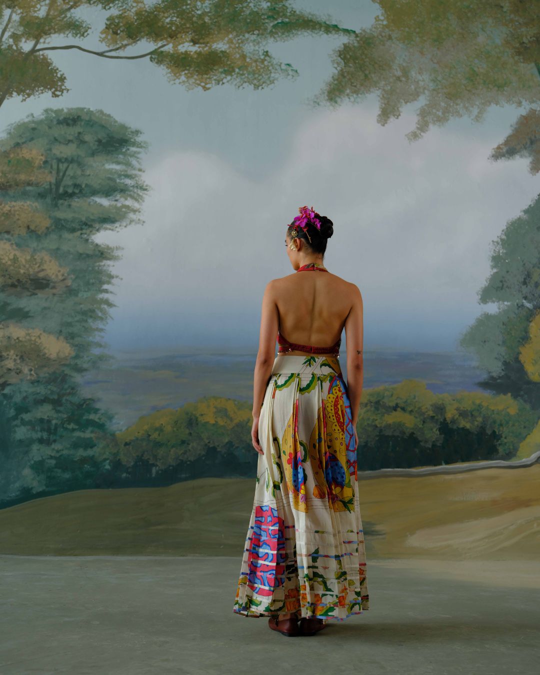 Summer Meadow Skirt Set
