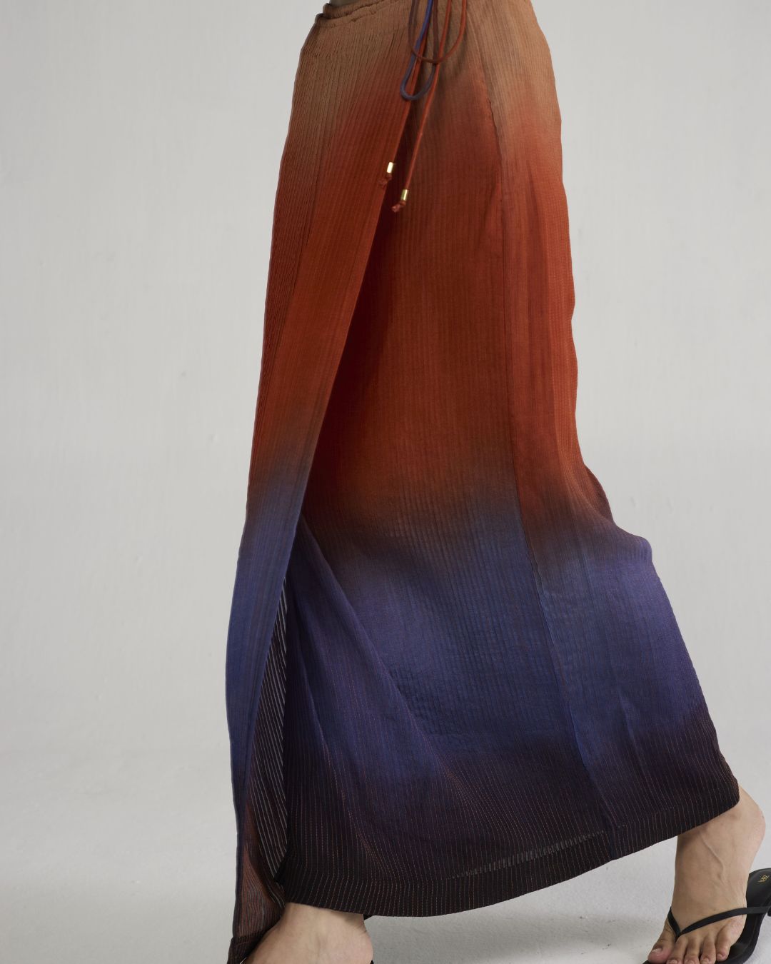 Ume Pintucks Wrap Skirt